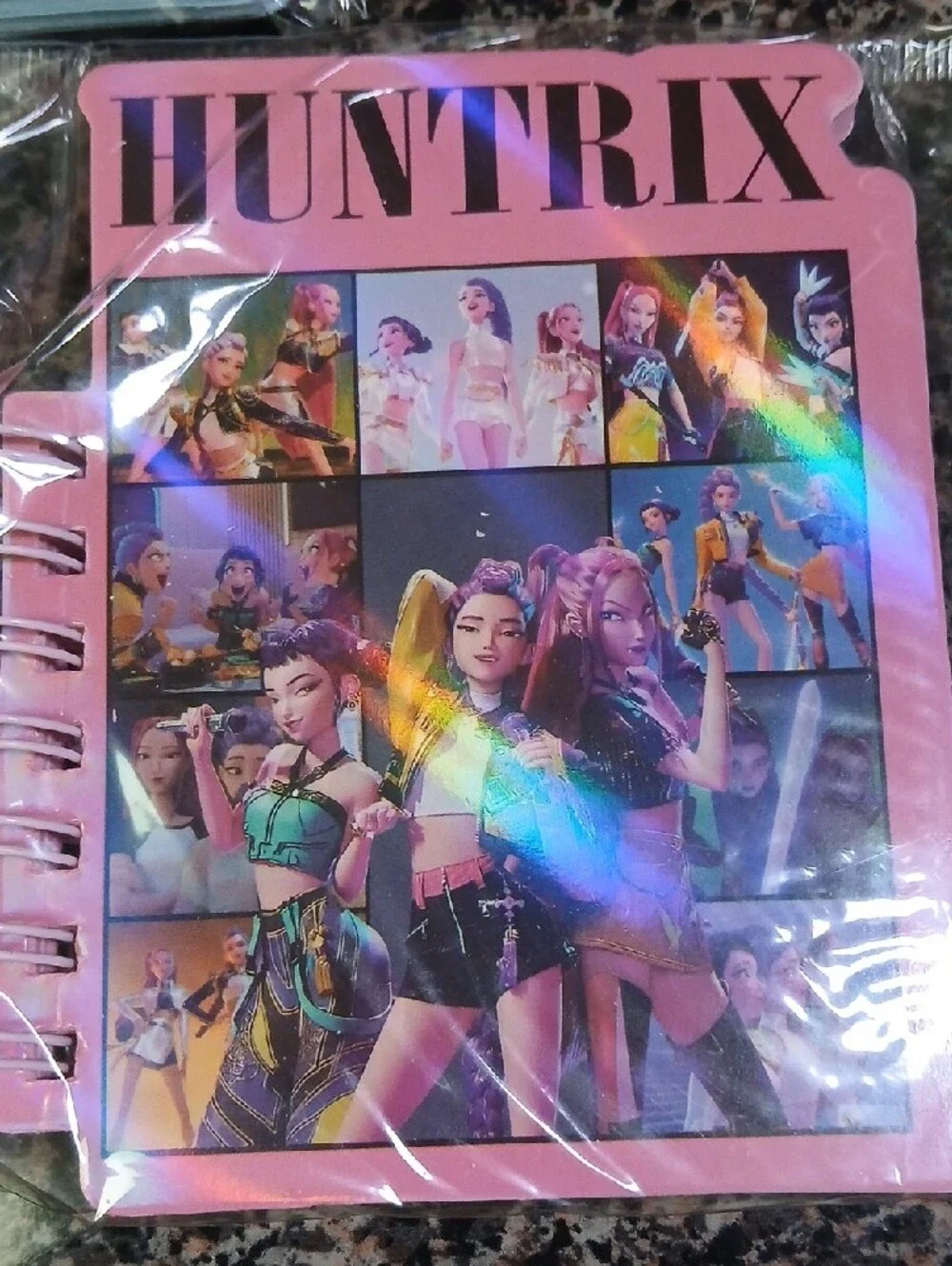 3 HUNTRIX Spiral Mini Notebooks - Pink, Purple, Blue (Set of 3) #kpopdemonhunter
